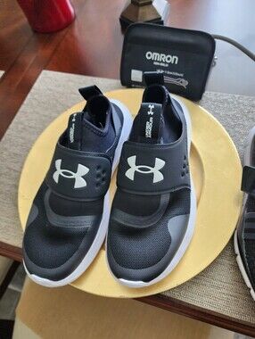 3 Pair Under Armour Black Slip-On Athletic Shoes